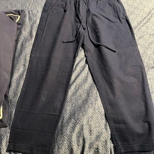 J Crew Linen Tapered Pants